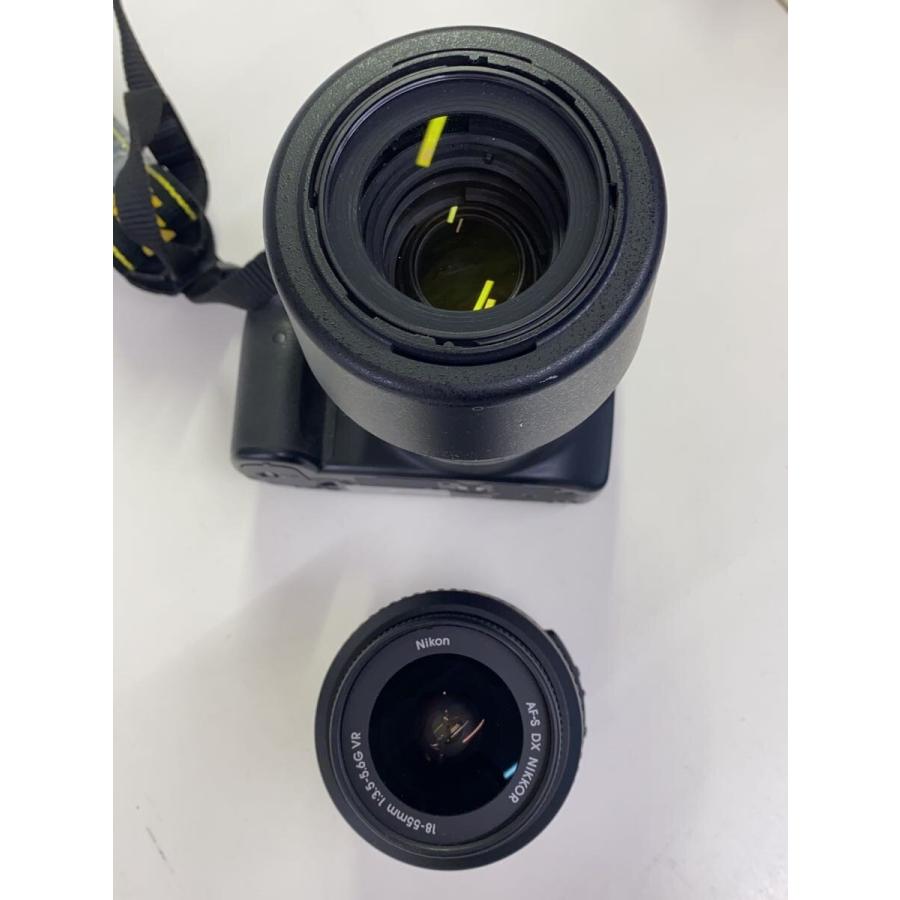 Nikon◇デジタル一眼カメラ D3200 200mm ダブルズームキット [ブラック