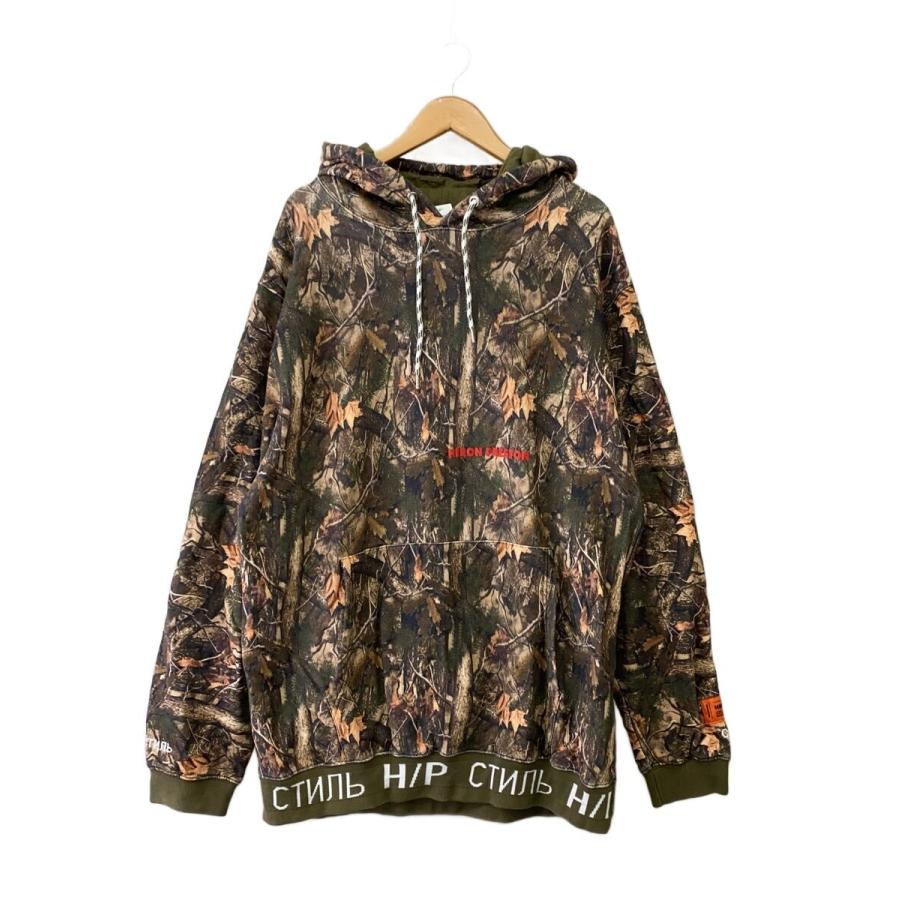 HERON PRESTON◇リアルツリーカモパーカー/L/コットン/KHK/カモフラ 