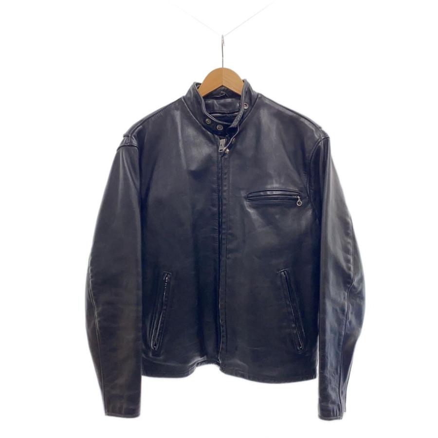 Schott◇641スタンドカラーシングル/ライナー付き/ライダース