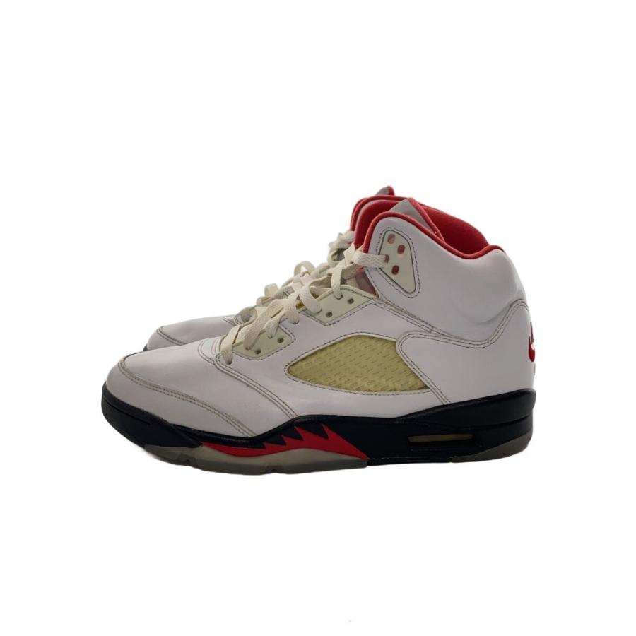 28CM エア ジョーダン5 レトロ メンズシューズ NIKE◇AIR JORDAN 5 RETRO/エアジョーダン レトロ/ホワイト/DA1911-102