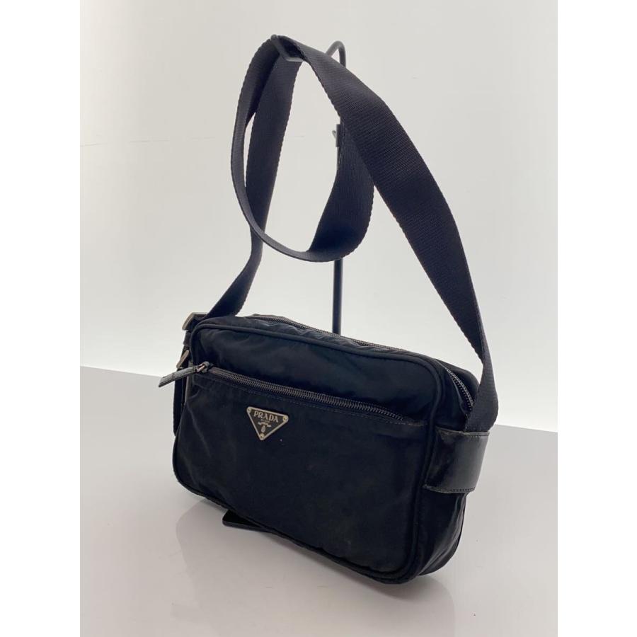 PRADA◇ショルダーバッグ/ナイロン/BLK/無地// : セカンドストリート