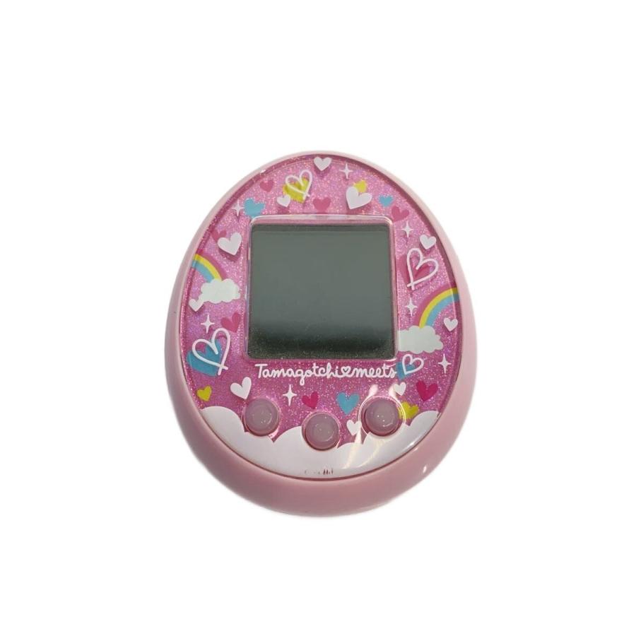 【美品】バンダイ　たまごっちみーつ　メルヘンみーつver ピンク　ストラップ付き BANDAI◇たまごっちみーつ/メルヘンみーつver.ピンク/ストラップ付き