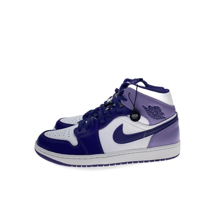 NIKE◇AIR JORDAN 1 MID SKY_エア ジョーダン ミッド SKY/28cm/PUP