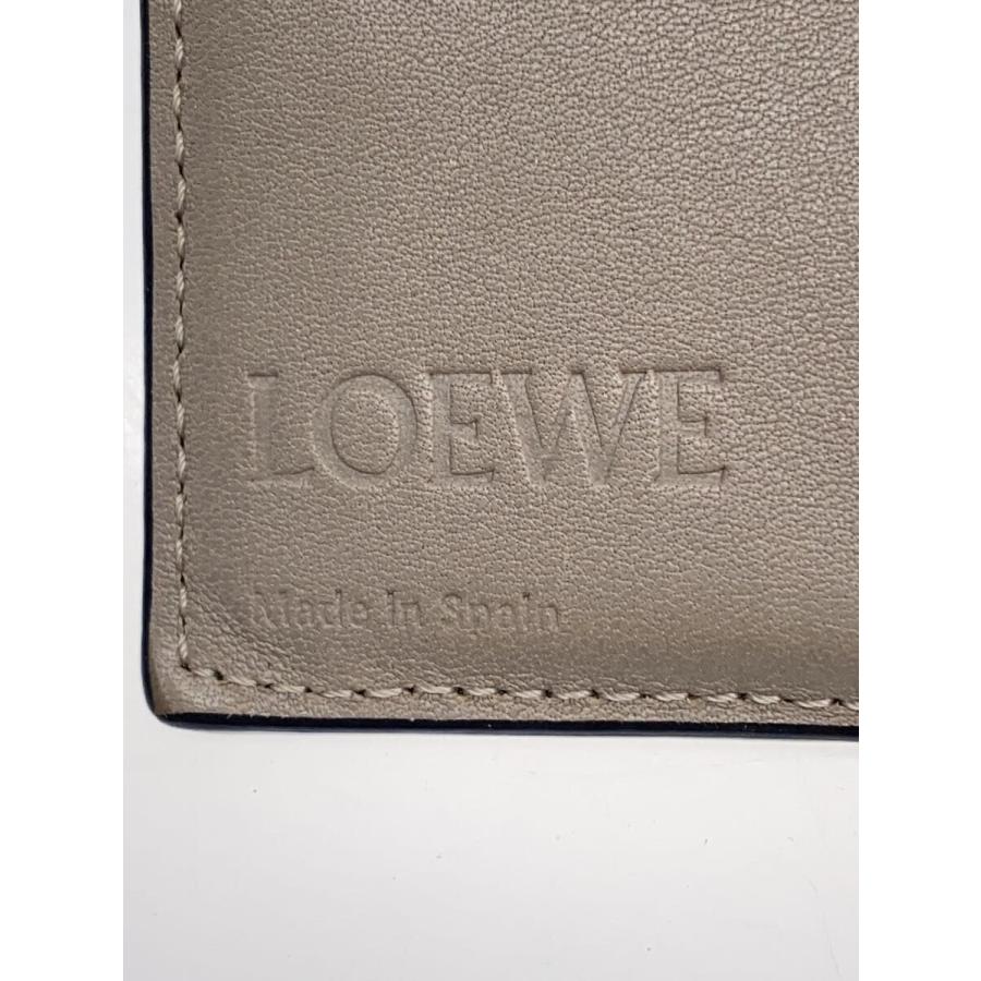 LOEWE◇LOEWE ロエベ コンパクトジップウォレット/2つ折り財布/レザー