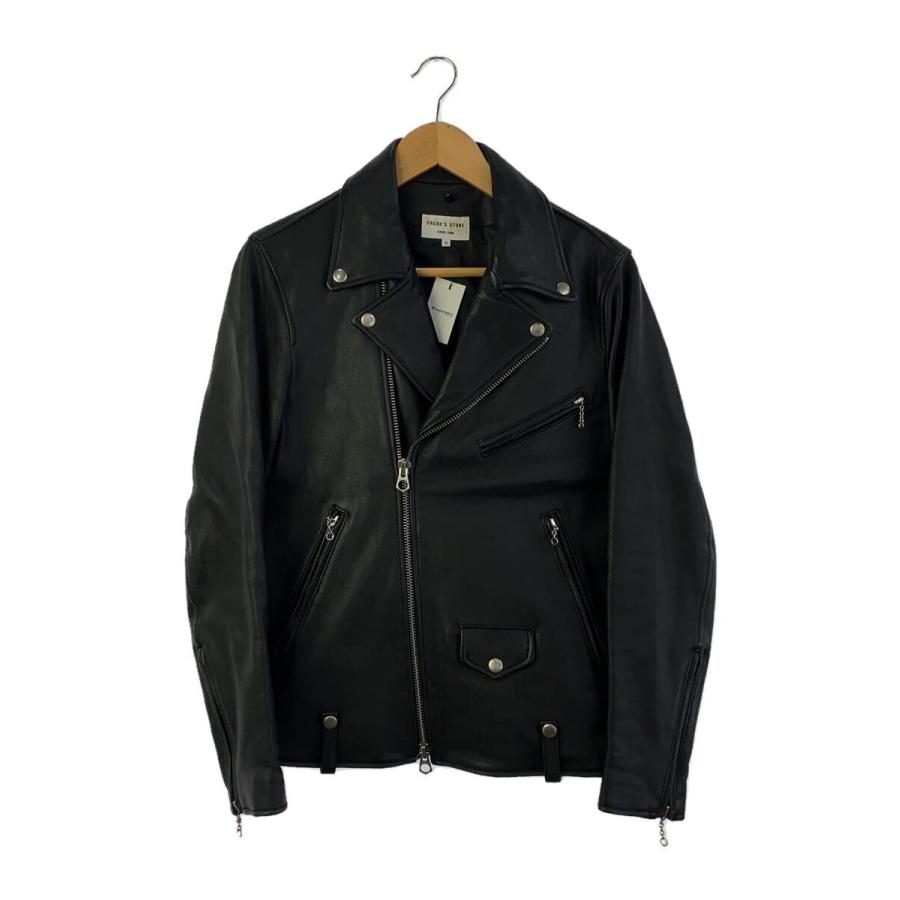 FREAK'S STORE◇レザージャケット・ブルゾン/M/レザー/BLK/173-1527