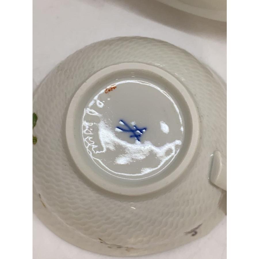 Meissen◇カップ&ソーサー/WHT Meissen◇カップ&ソーサー/WHT/そよ風 