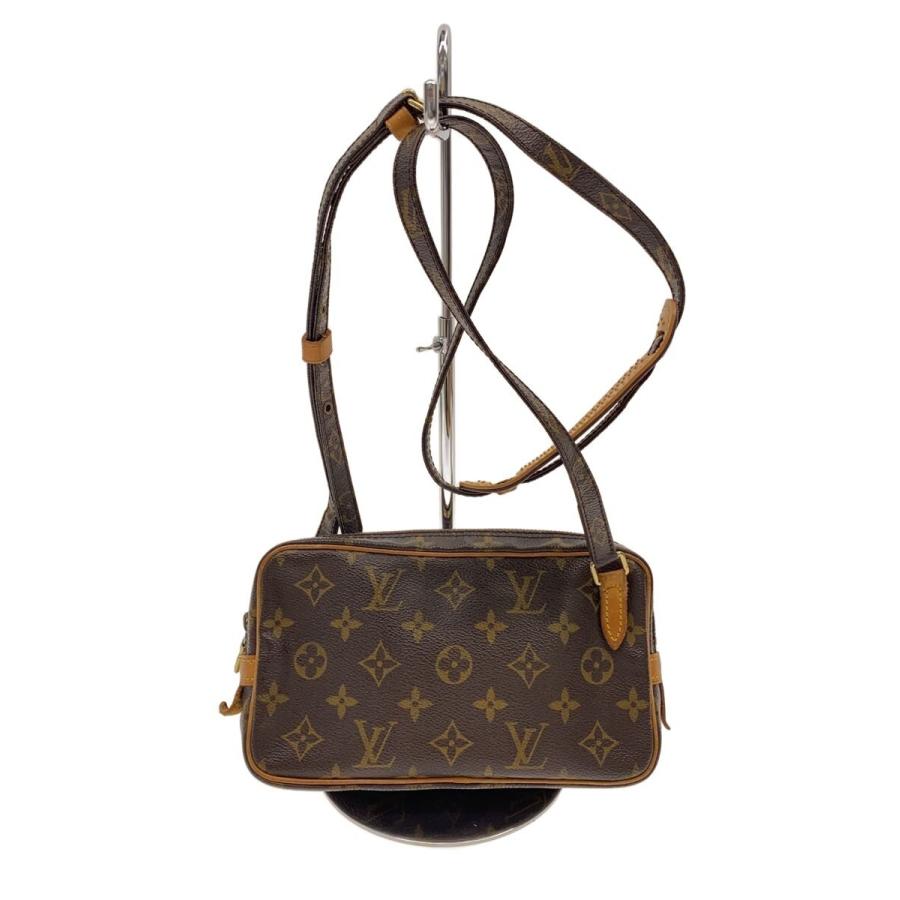 LOUIS VUITTON / ポシェット・マルリー・バンドリエール_モノグラム・キャンバス_BRW/PVC/BRW// LOUIS VUITTON◇Louis Vuitton ポシェット・マルリー・バンドリエール_