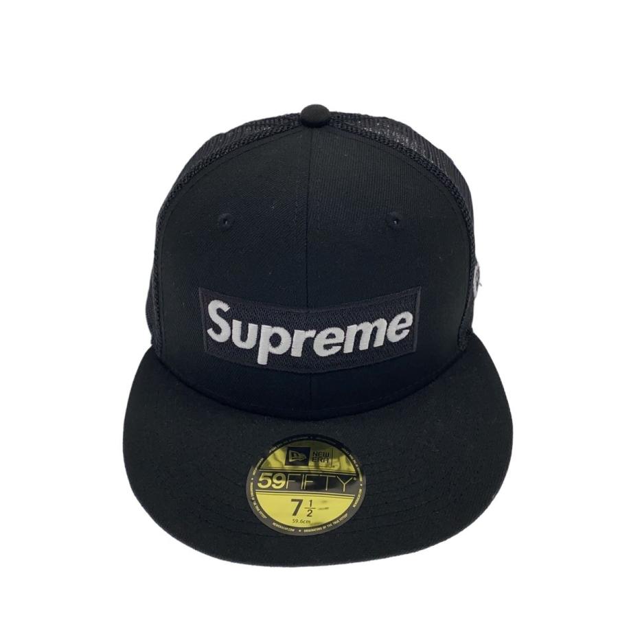 Supreme◇メッシュキャップ/7 1/2/ナイロン/BLK/メンズ// : セカンド