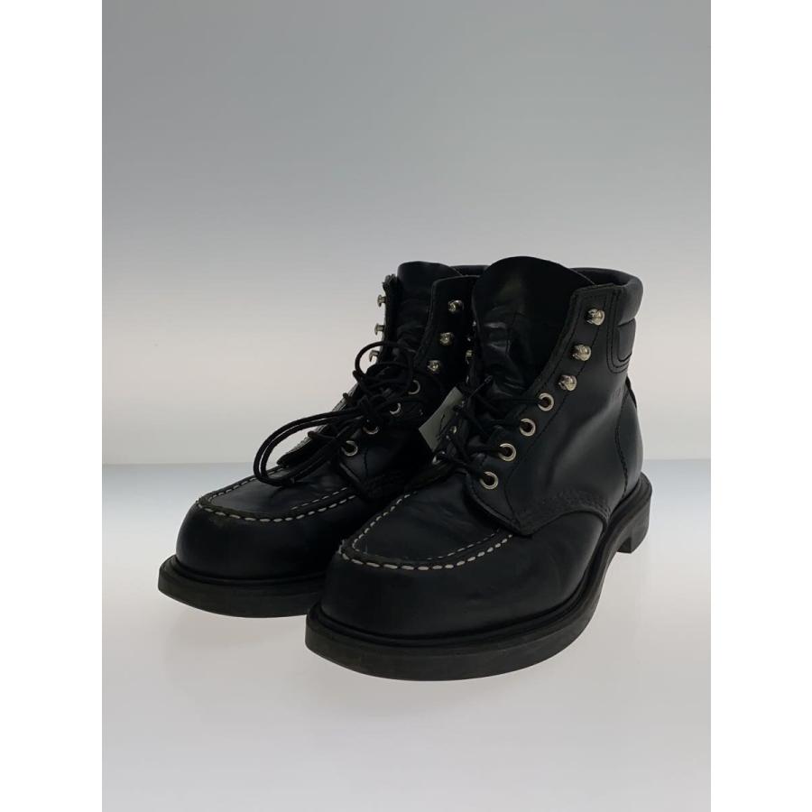 RED WING◇RED WING レッドウィング ブーツ/26cm/BLK/8133/ソール減り