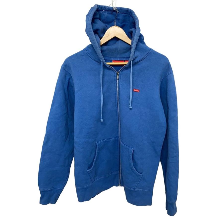 Supreme◇ジップパーカー/M/コットン/BLU/Small Box Zip Up Sweatshirt