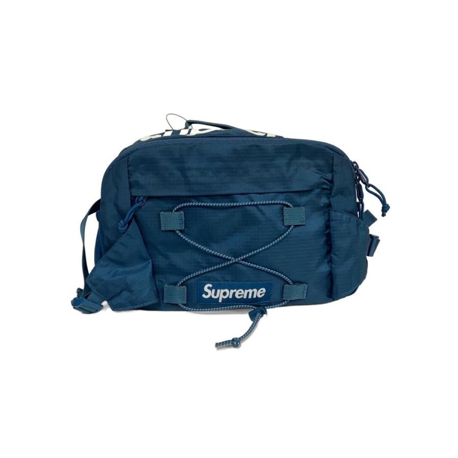 Supreme◇使用感あり/ウエストバッグ/ナイロン/BLU : セカンド