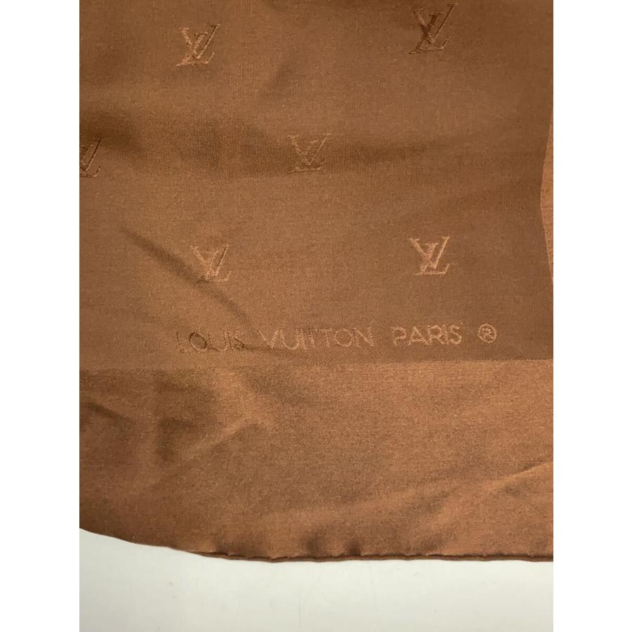 LOUIS VUITTON◇LOUIS VUITTON ルイヴィトン スカーフ/シルク/BRW
