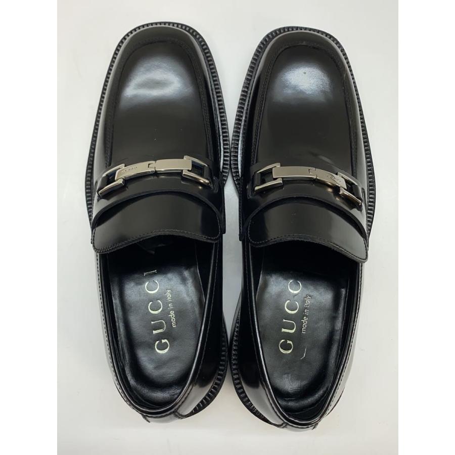 GUCCI◇GUCCI グッチ ローファー/40/BLK/110 1477// : セカンド
