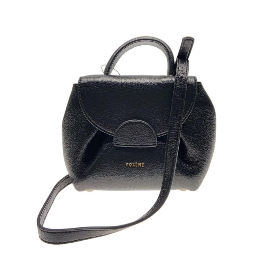 POLENE◇ショルダーバッグ/--/BLK/無地// : セカンドストリートYahoo