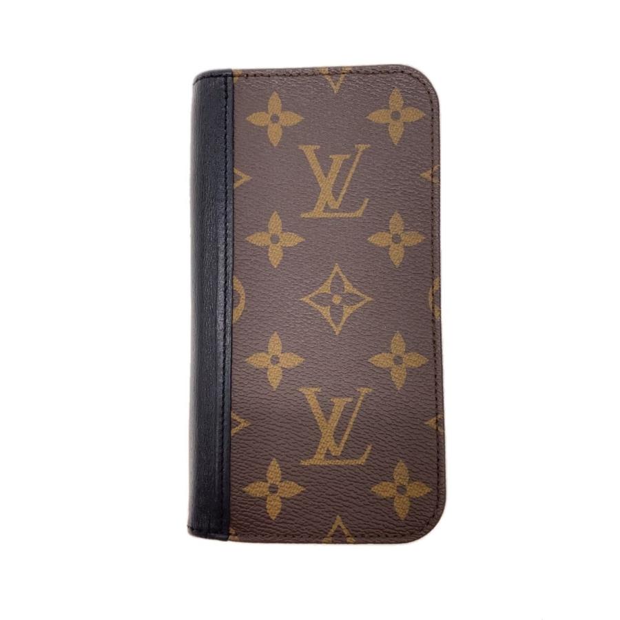 LOUIS VUITTON◇iPhone16PRO・フォリオ_モノグラム・マカサー/M12539