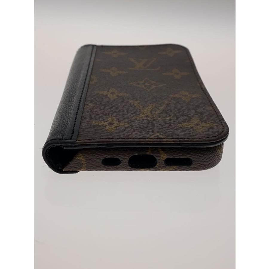 LOUIS VUITTON◇iPhone16PRO・フォリオ_モノグラム・マカサー/M12539