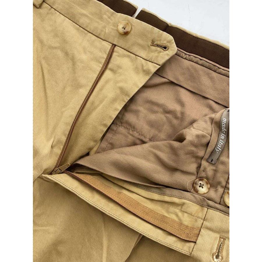 CARUSO◇2タックコットンスラックスパンツ/ベージュ/J425AZ T50143