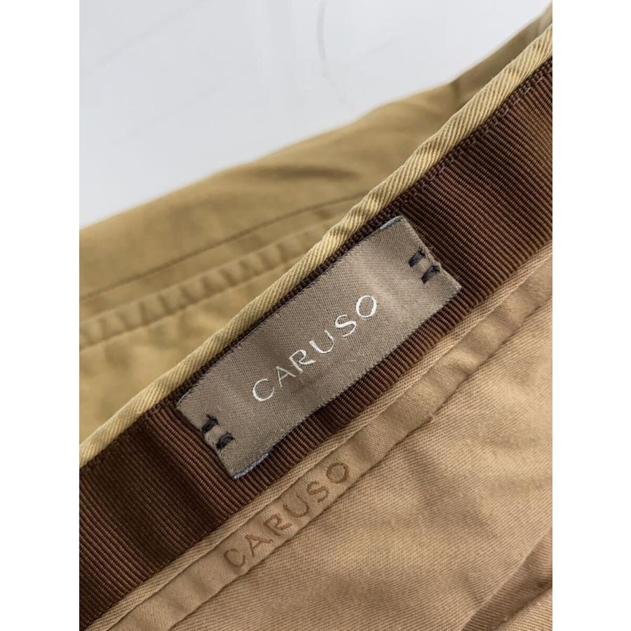 CARUSO◇2タックコットンスラックスパンツ/ベージュ/J425AZ T50143