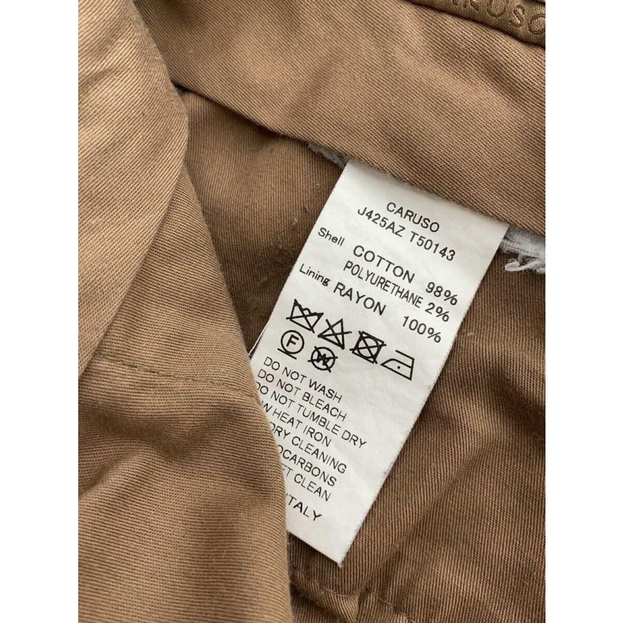 CARUSO◇2タックコットンスラックスパンツ/ベージュ/J425AZ T50143
