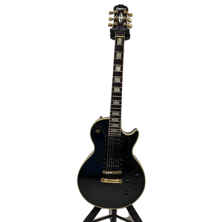 Epiphone◇LPC-80/Les Paul Custom Ebony/ブラック/HH/エレキギター