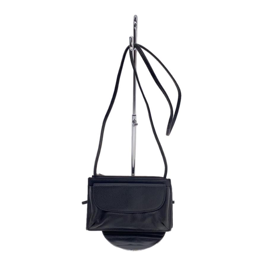 BEARDSLEY(BEARDSLEY GALLARDAGALANTE) / ショルダーバッグ/--/GRY/無地/Bez1041612a0001 BEARDSLEY(BEARDSLEY GALLARDAGALANTE)◇ショルダーバッグ/レザー/BLK