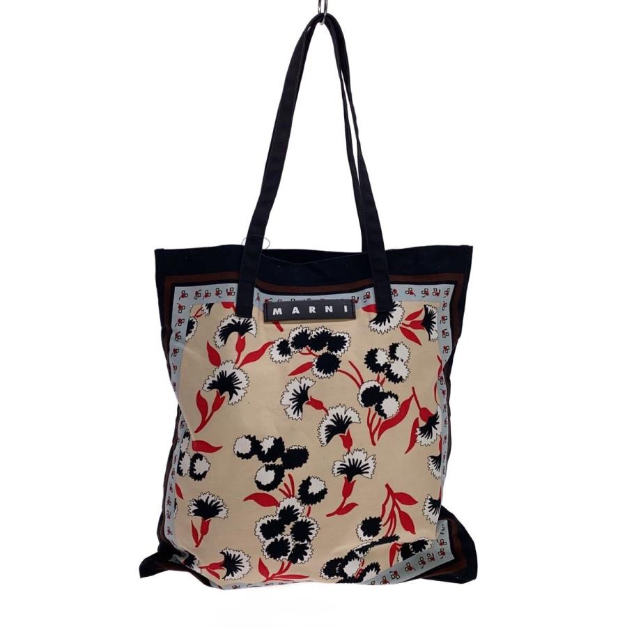 MARNI マルニ　バンダナトート　トートバッグ　花柄 MARNI◇バンダナトートバッグ/コットン/マルチカラー/花柄 : セカンド