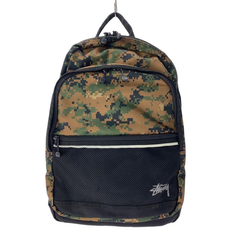 STUSSY◇リュック/ポリエステル/KHK/カモフラ/133022 : セカンド