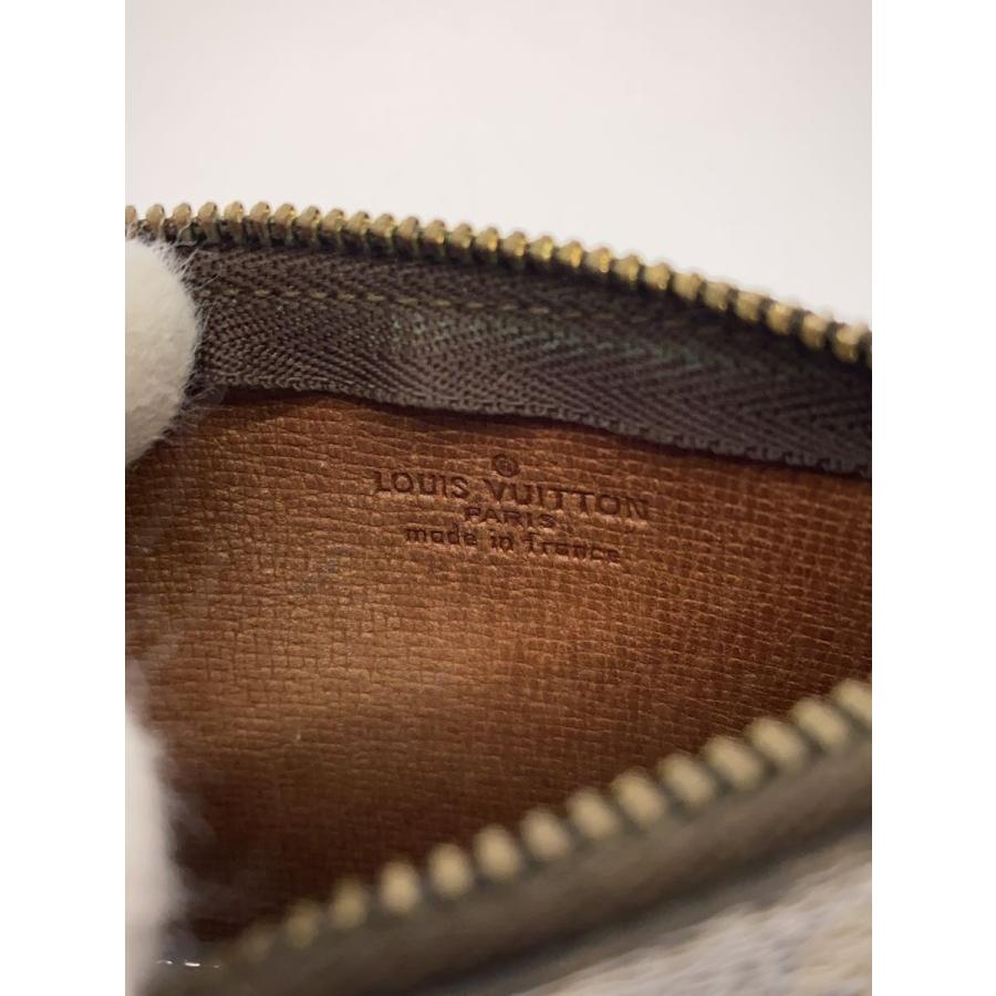 LOUIS VUITTON◇ポシェット・クレ_モノグラム・キャンバス/PVC/BRW