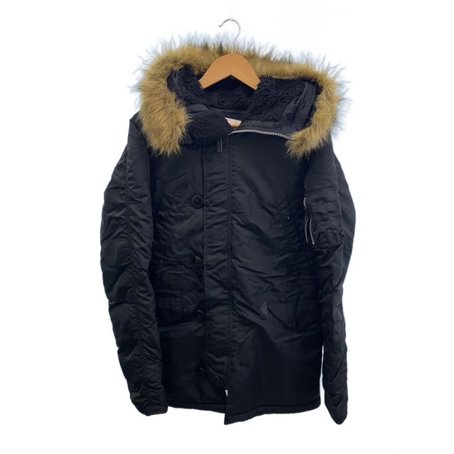 ALPHA INDUSTRIES◇中綿ジャケット/L/ナイロン/BLK/20094-201 