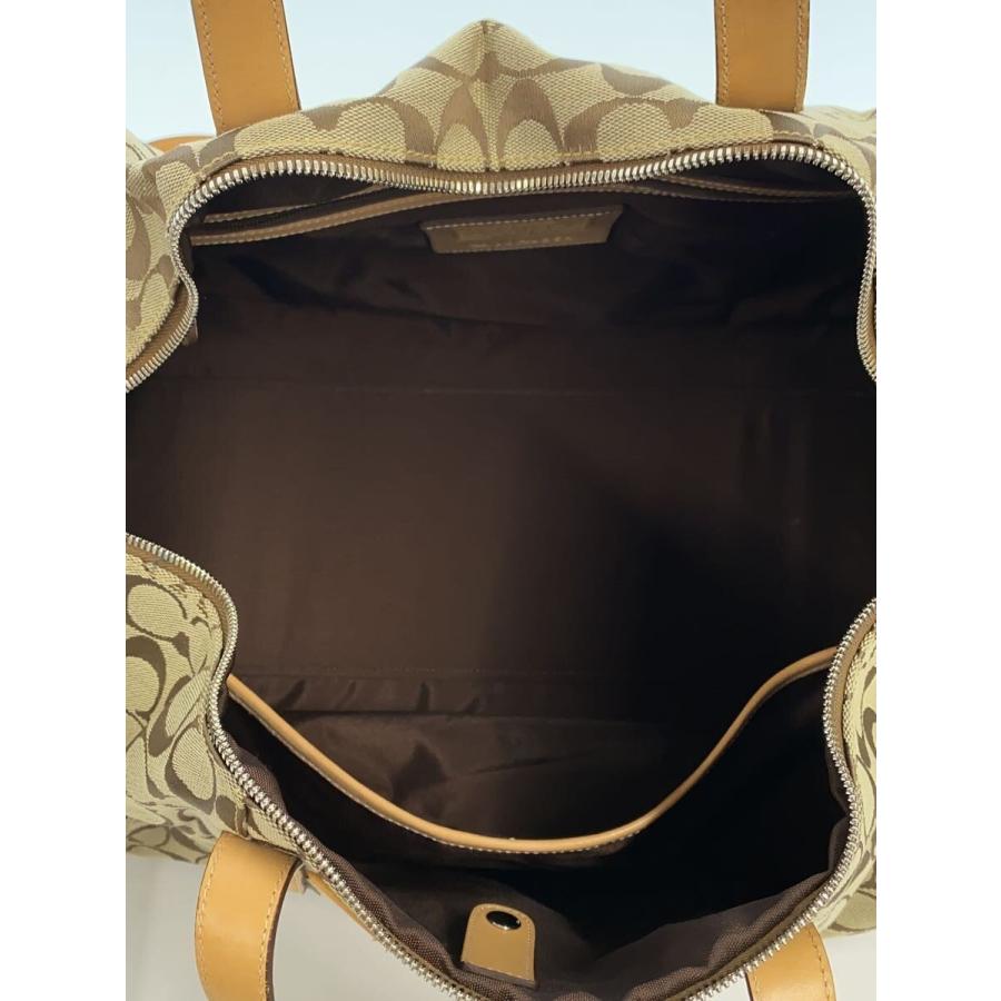 COACH◆ボストンバッグ/キャンバス/BRW/4254_5