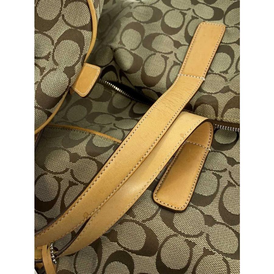 COACH◆ボストンバッグ/キャンバス/BRW/4254_8
