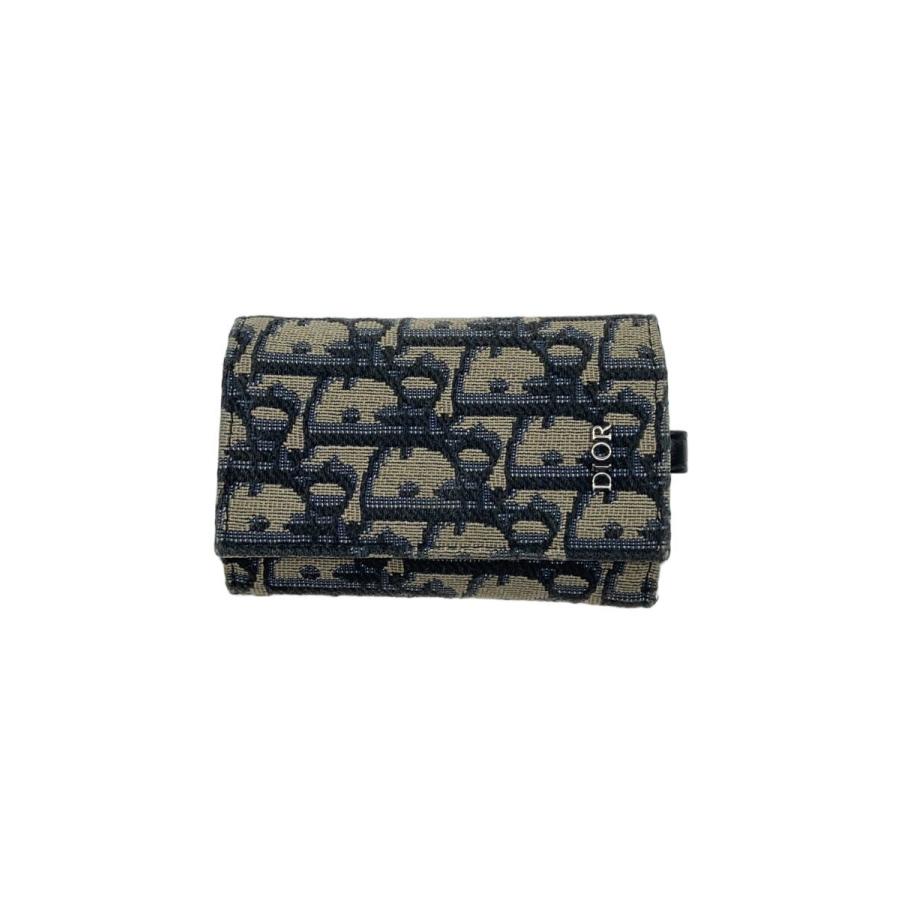Christian Dior◇キーケース/--/NVY/総柄/メンズ/10-BO-0263