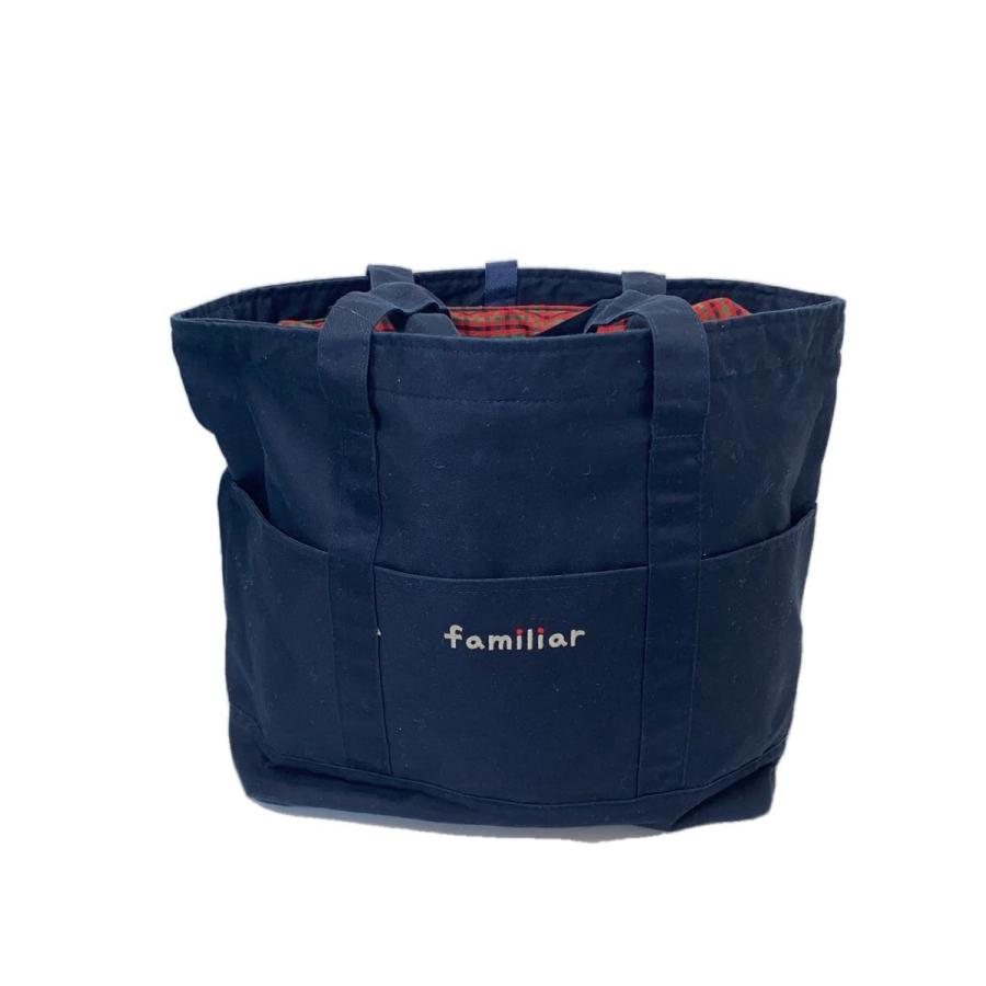familiar★トートバッグ familiar◇トートバッグ/NVY/無地// : セカンドストリートYahoo!店