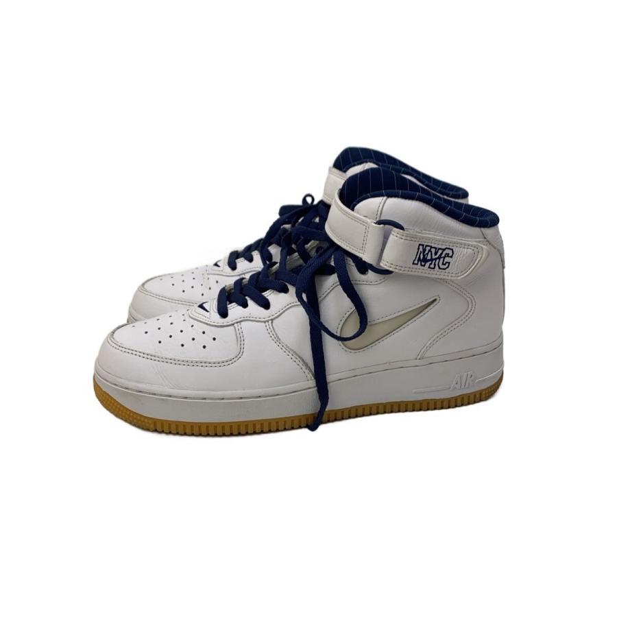 NIKE◇AIR FORCE 1 MID QS_エア フォース ミッド QS/27cm/WHT 