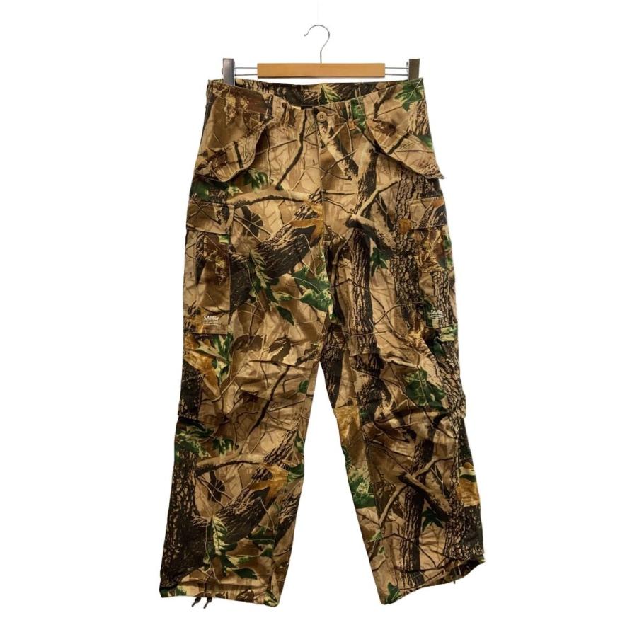 A Elegantes SAPEur◇ストレートパンツ/M/コットン/GRN/カモフラ
