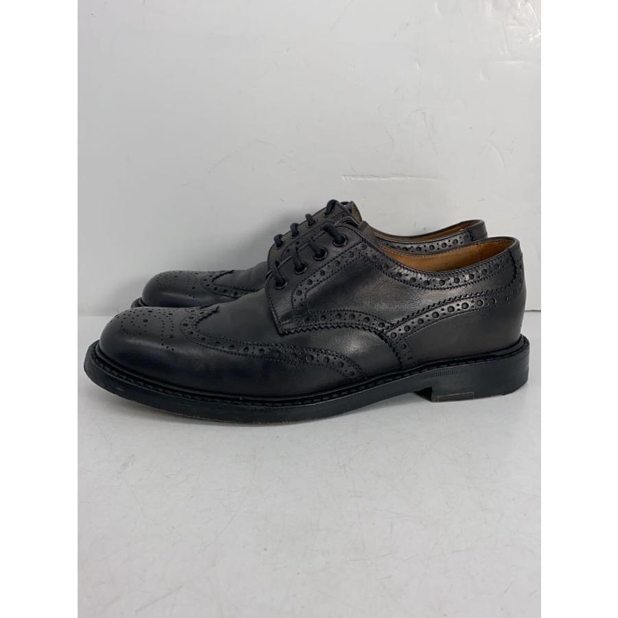 PRADA◇ドレスシューズ/UK6/BLK/レザー/ウィングチップ : セカンド