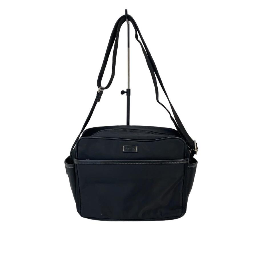 agnes b.◇ショルダーバッグ/ナイロン/BLK/無地 : セカンドストリート