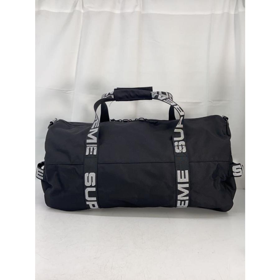 Supreme◇18SS/ダッフルバッグ/ボストンバッグ/ポリエステル/BLK/無地