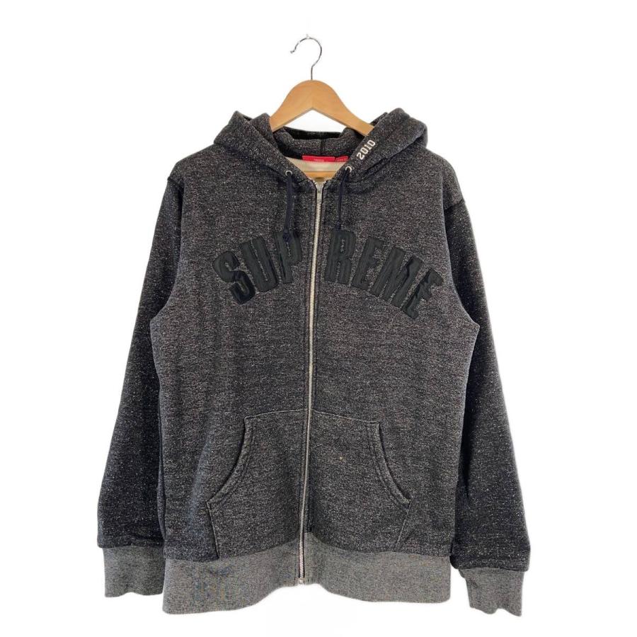 Supreme◇2010AW/Arch Logo Thermal Zip Up Hoodie/ジップパーカーL