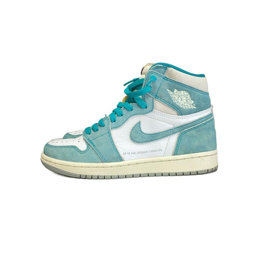 NIKE◇AIR JORDAN 1 RETRO HIGH OG/エアジョーダン1レトロハイ/ブルー 