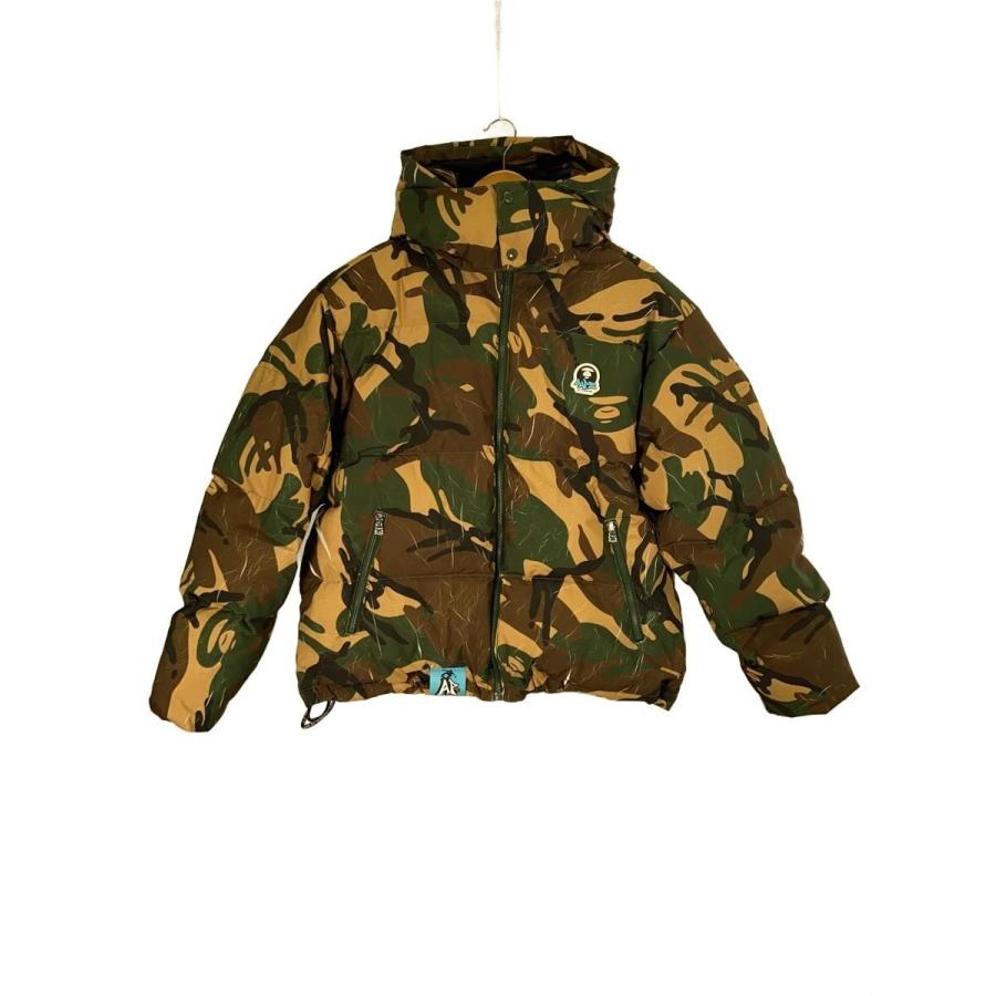 AAPE BY A BATHING APE◇ダウンジャケット/M/ポリエステル/マルチ
