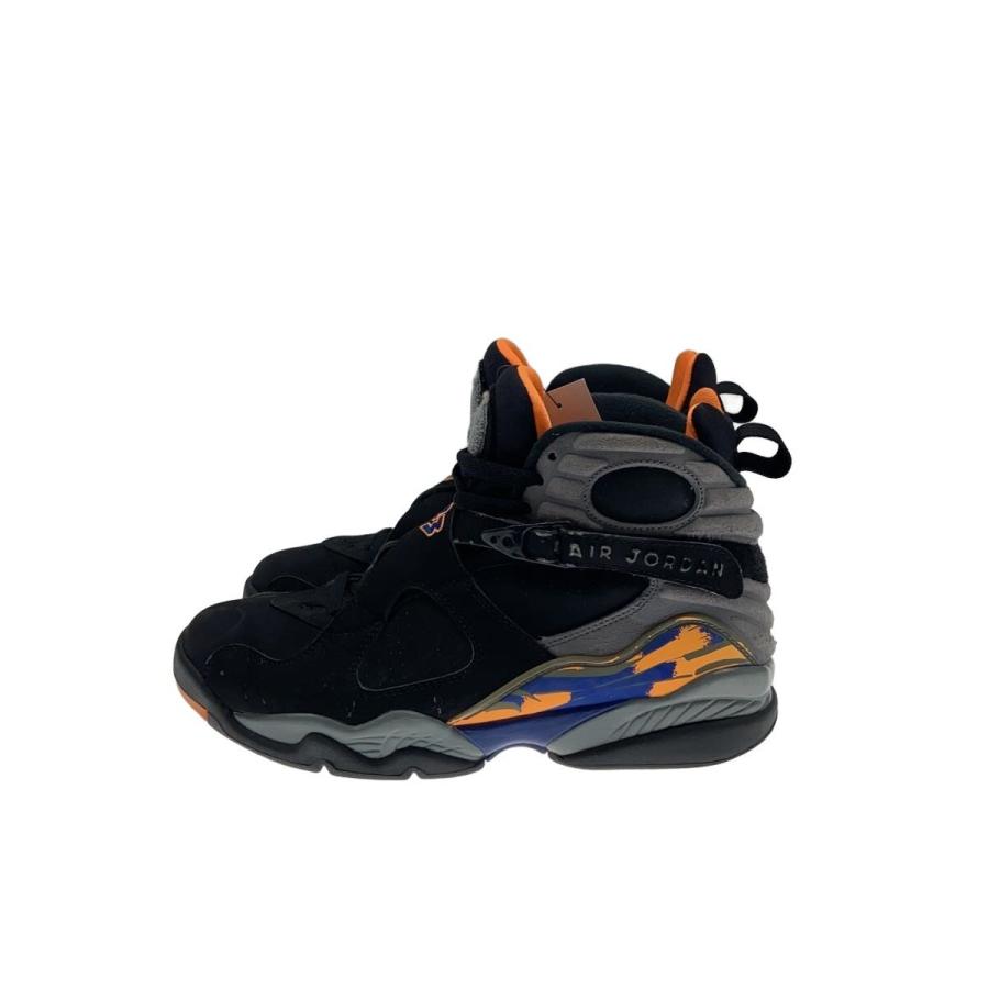 NIKE◇AIR JORDAN 8 RETRO/エアジョーダンレトロ/ブラック/305381-043