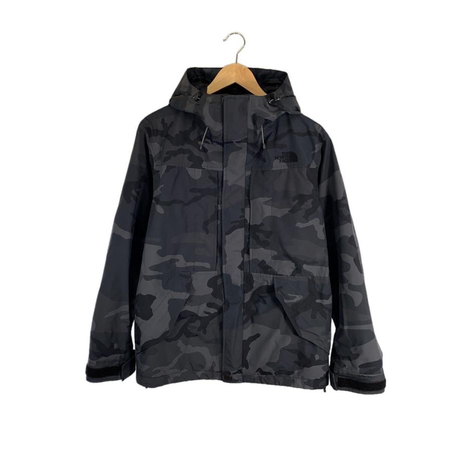 THE NORTH FACE◇GORE-TEX FORCE JACKET/M/ナイロン/BLK/カモフラ