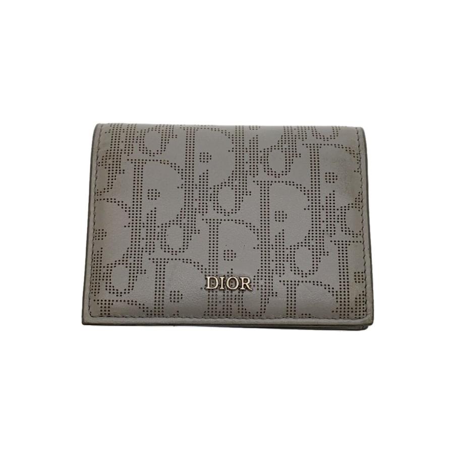 Christian Dior◇カードケース/--/GRY/メンズ/10-BO-0271 : セカンド