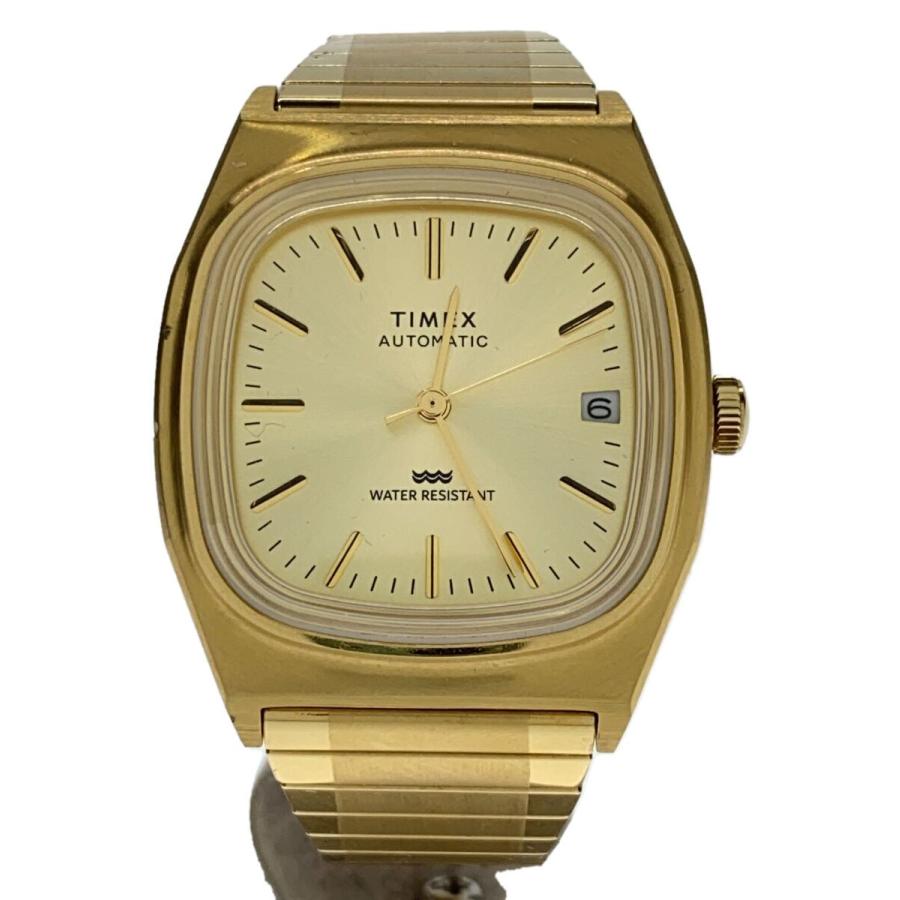 TIMEX◇自動巻腕時計/アナログ/ステンレス/GLD/GLD/SS/TW2Y07200