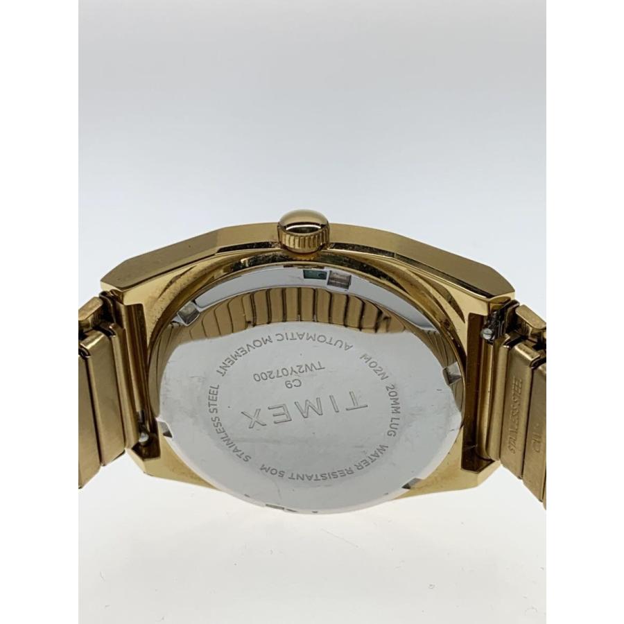 TIMEX◇自動巻腕時計/アナログ/ステンレス/GLD/GLD/SS/TW2Y07200