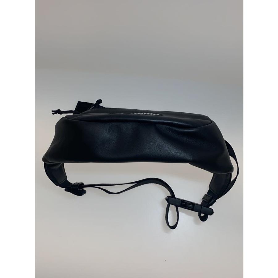 Supreme ウエストバッグ Supreme◇ウエストバッグ/レザー/BLK/無地 : セカンドストリート