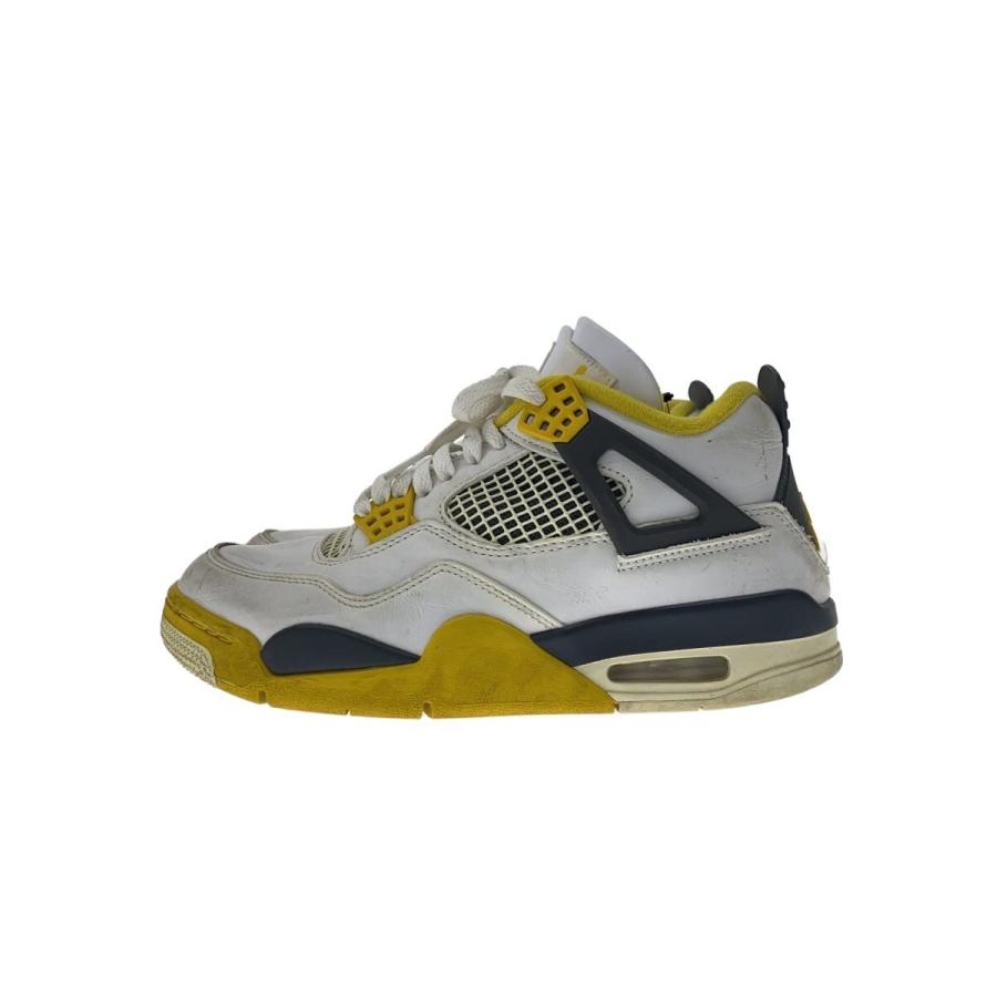 NIKE◇AIR JORDAN 4_エアジョーダン 4/24.5cm/WHT : セカンド