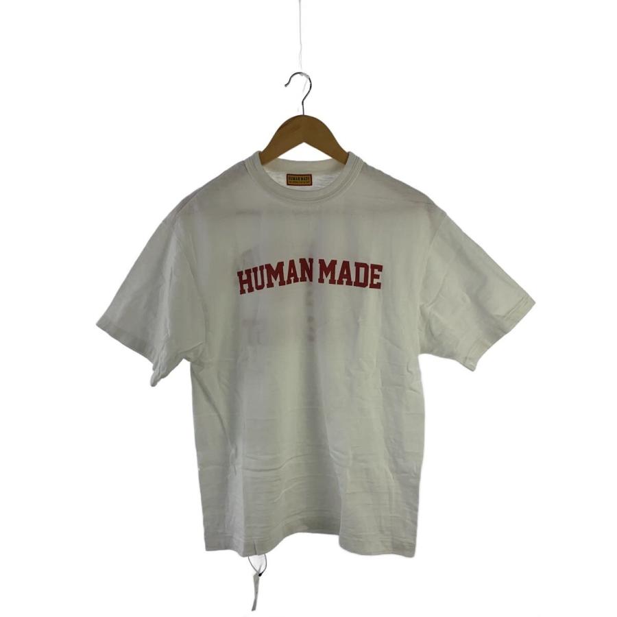 HUMAN MADE◇CLASSIC TEE/Tシャツ/L/コットン/WHT : セカンド