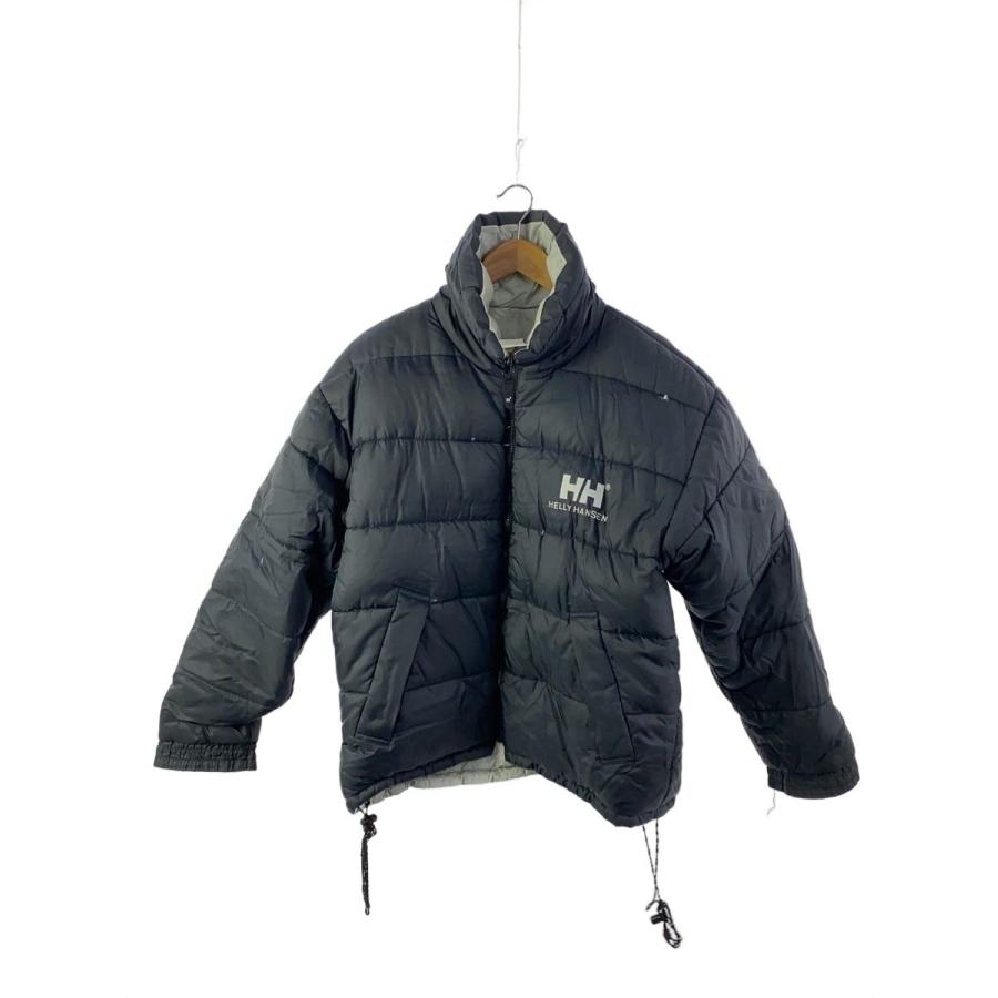 HELLY HANSEN◇90s/リバーシブルダウンジャケット/M/ナイロン/BLK